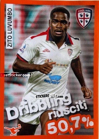 Sticker Zito Luvumbo - Calciatori 2023-2024 Celebration
 n. 18 - Panini