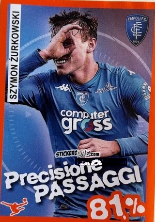 Sticker Szymon Zurkowski - Calciatori 2023-2024 Celebration
 n. 19 - Panini