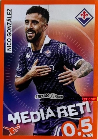 Sticker Nico Gonzalez - Calciatori 2023-2024 Celebration
 n. 25 - Panini