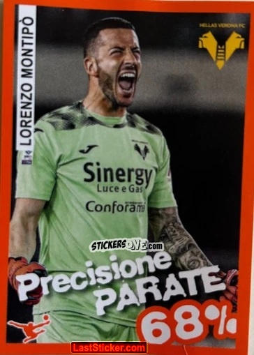Sticker Lorenzo Montipò - Calciatori 2023-2024 Celebration
 n. 45 - Panini