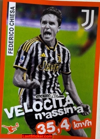 Sticker Federico Chiesa - Calciatori 2023-2024 Celebration
 n. 58 - Panini