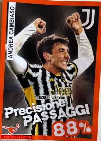 Cromo Andrea Cambiaso - Calciatori 2023-2024 Celebration
 n. 59 - Panini