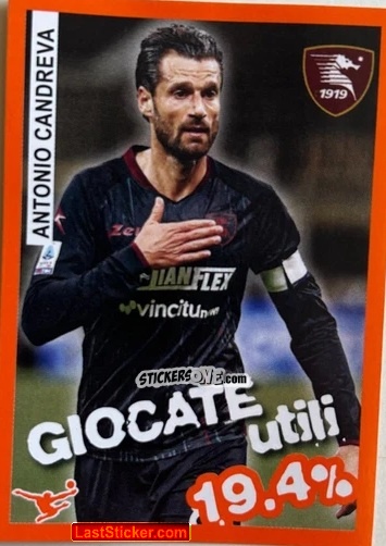 Figurina Antonio Candreva - Calciatori 2023-2024 Celebration
 n. 98 - Panini