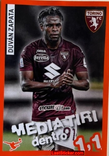 Cromo Duvan Zapata - Calciatori 2023-2024 Celebration
 n. 110 - Panini