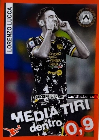 Sticker Lorenzo Lucca - Calciatori 2023-2024 Celebration
 n. 118 - Panini