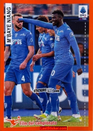 Sticker M'Baye Niang - Calciatori 2023-2024 Celebration
 n. 137 - Panini