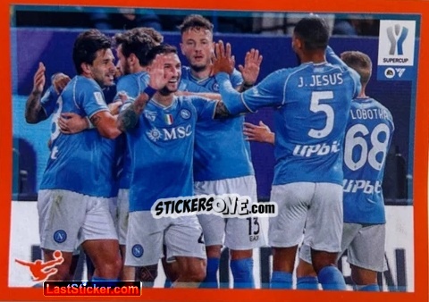 Sticker Super Cup Napoli