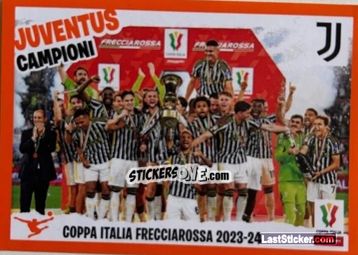 Cromo Coppa Italia Frecciarossa 3 - Calciatori 2023-2024 Celebration
 n. U6 - Panini