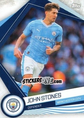 Sticker John Stones - Manchester City 2023-2024
 n. MAN-5 - Topps