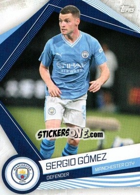 Figurina Sergio Gómez - Manchester City 2023-2024
 n. MAN-9 - Topps