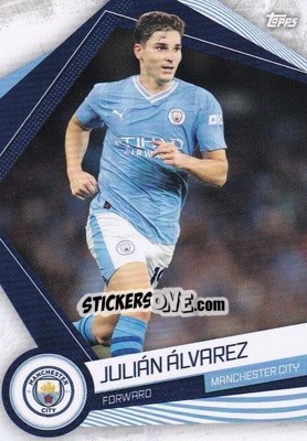 Cromo Julián Álvarez - Manchester City 2023-2024
 n. MAN-19 - Topps