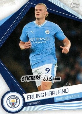 Cromo Erling Haaland - Manchester City 2023-2024
 n. MAN-20 - Topps