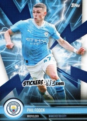 Cromo Phil Foden - Manchester City 2023-2024
 n. MANS-2 - Topps