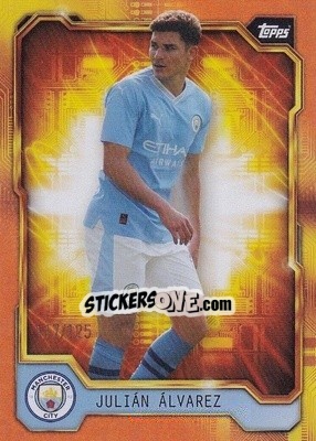 Cromo Julián Álvarez - Manchester City 2023-2024
 n. MANG-3o - Topps