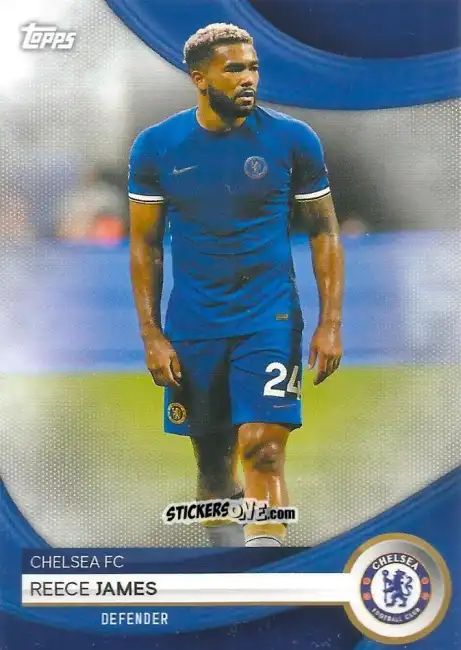 Figurina Reece James - Chelsea Team Set 2023-2024
 n. 6 - Topps