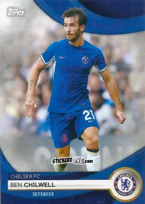 Sticker Ben Chilwell - Chelsea Team Set 2023-2024
 n. 10 - Topps