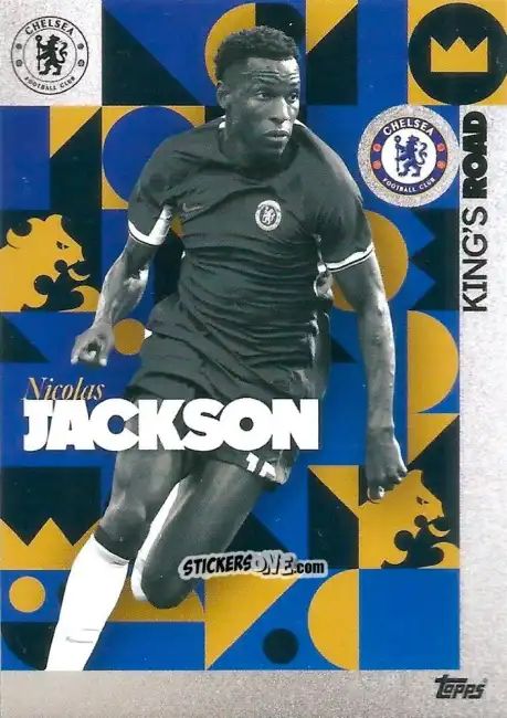 Cromo Nicolas Jackson - Chelsea Team Set 2023-2024
 n. 26 - Topps