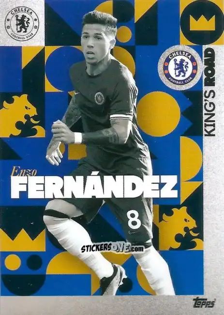 Sticker Enzo Fernández - Chelsea Team Set 2023-2024
 n. 29 - Topps