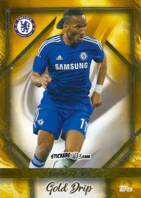 Cromo Didier Drogba - Chelsea Team Set 2023-2024
 n. 47 - Topps