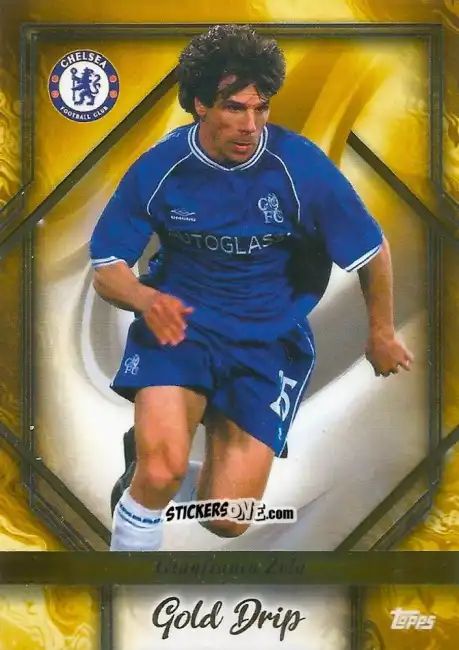 Figurina Gianfranco Zola - Chelsea Team Set 2023-2024
 n. 48 - Topps