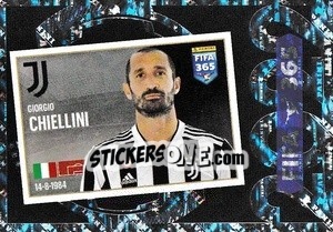 Sticker FIFA 365 2022 - Giorgio Chiellini - FIFA 365 2025
 n. 10 - Panini