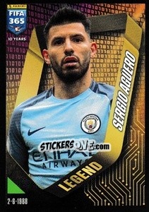 Figurina Sergio Agüero (Manchester City) - FIFA 365 2025
 n. 16 - Panini