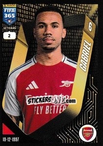 Sticker Gabriel Magalhães - FIFA 365 2025
 n. 62 - Panini