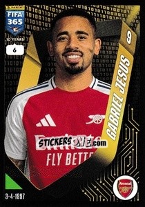Figurina Gabriel Jesus - FIFA 365 2025
 n. 75 - Panini