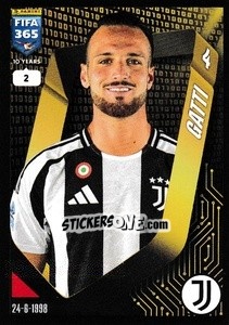 Sticker Federico Gatti - FIFA 365 2025
 n. 244 - Panini