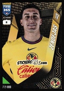 Sticker Alejandro Alex Zendejas - FIFA 365 2025
 n. 291 - Panini