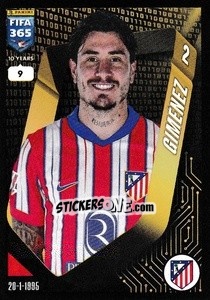 Cromo José María Giménez - FIFA 365 2025
 n. 334 - Panini