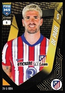 Figurina Rodrigo De Paul - FIFA 365 2025
 n. 340 - Panini