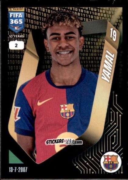 Figurina Lamine Yamal - FIFA 365 2025
 n. 365 - Panini
