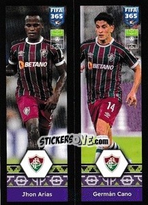 Cromo Jhon Arias / Germán Cano - FIFA 365 2025
 n. 404 - Panini