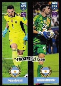 Figurina Franco Armani / Emiliano Martinez - FIFA 365 2025
 n. 414 - Panini