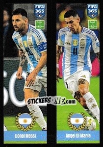 Cromo Lionel Messi / Angel Di Maria - FIFA 365 2025
 n. 421 - Panini