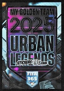 Figurina Urban Legends Logo - FIFA 365 2025
 n. URB - Panini