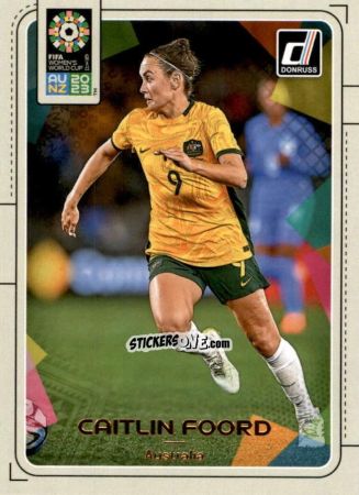 Figurina Caitlin Foord - Donruss Soccer FIFA Women's World Cup 2023
 n. 8 - Panini