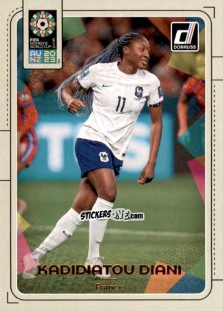 Sticker Kadidiatou Diani - Donruss Soccer FIFA Women's World Cup 2023
 n. 11 - Panini