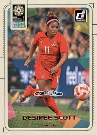 Figurina Desiree Scott - Donruss Soccer FIFA Women's World Cup 2023
 n. 21 - Panini