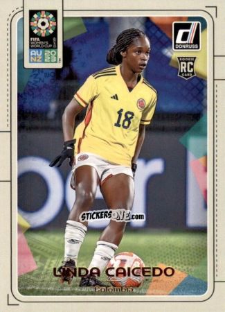 Cromo Linda Caicedo - Donruss Soccer FIFA Women's World Cup 2023
 n. 35 - Panini