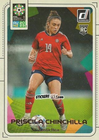 Sticker Priscila Chinchilla - Donruss Soccer FIFA Women's World Cup 2023
 n. 40 - Panini
