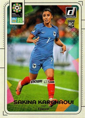 Sticker Sakina Karchaoui - Donruss Soccer FIFA Women's World Cup 2023
 n. 52 - Panini