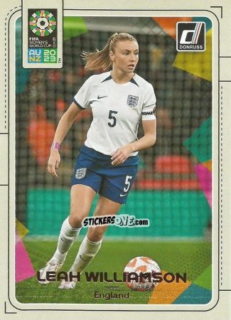 Figurina Leah Williamson - Donruss Soccer FIFA Women's World Cup 2023
 n. 55 - Panini