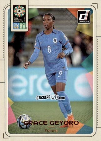 Sticker Grace Geyoro - Donruss Soccer FIFA Women's World Cup 2023
 n. 63 - Panini