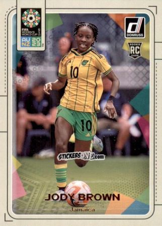 Cromo Jody Brown - Donruss Soccer FIFA Women's World Cup 2023
 n. 89 - Panini