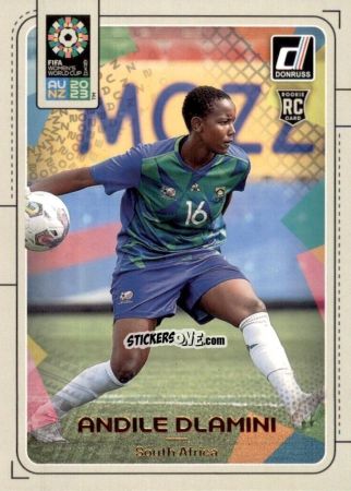 Sticker Andile Dlamini - Donruss Soccer FIFA Women's World Cup 2023
 n. 158 - Panini