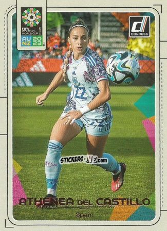 Sticker Athenea del Castillo - Donruss Soccer FIFA Women's World Cup 2023
 n. 165 - Panini
