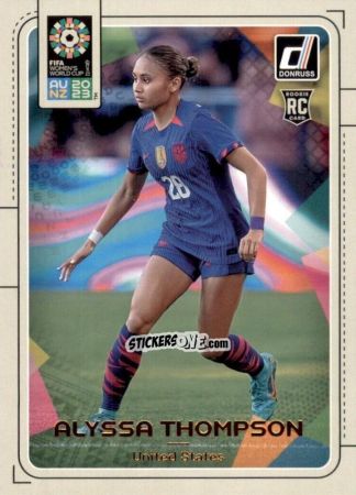 Cromo Alyssa Thompson - Donruss Soccer FIFA Women's World Cup 2023
 n. 183 - Panini