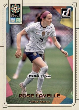 Figurina Rose Lavelle - Donruss Soccer FIFA Women's World Cup 2023
 n. 187 - Panini